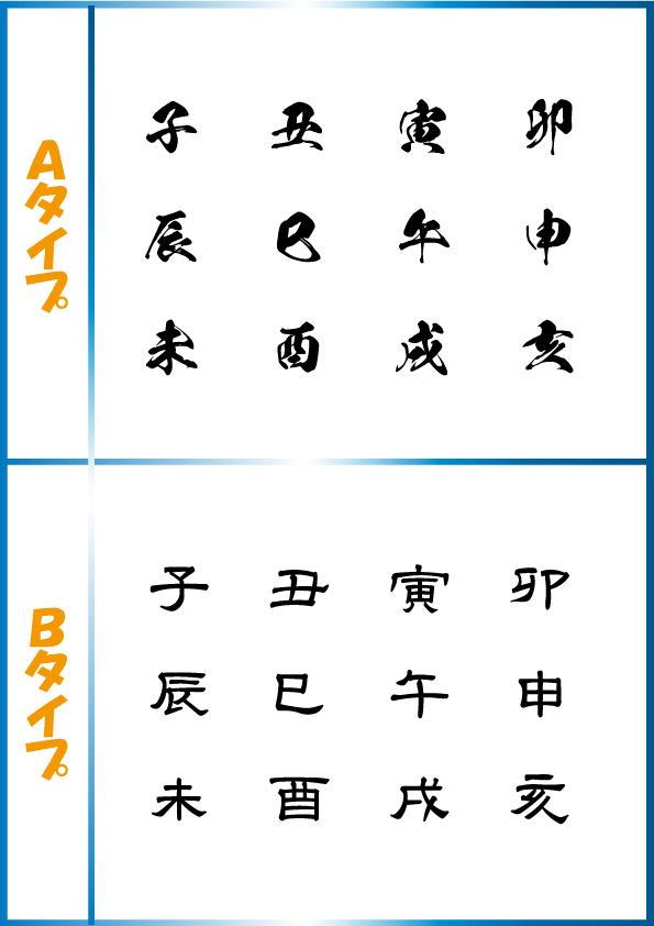 焼印　干支　文字